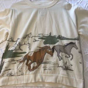 Horse sweatshirt size M